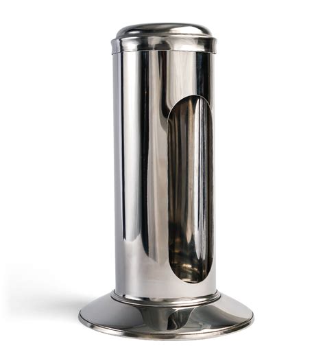 straw dispenser metal box with push down release 50 60s|Straw Dispenser with Stainless Steel Lid .